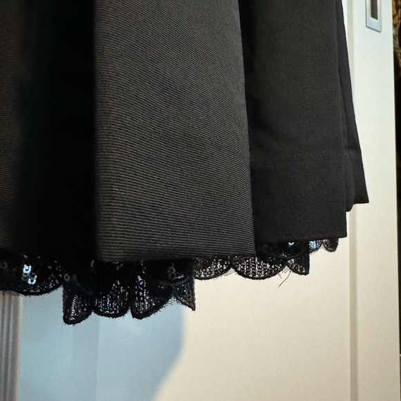 ball black dress Black Ball Gown Illusion Neck Cap Sleeves Prom Dress Graduation Ball Gown